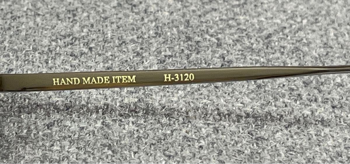 新品「NOVA HAND MADE ITEM」多角形メガネ　H-3120 C-3