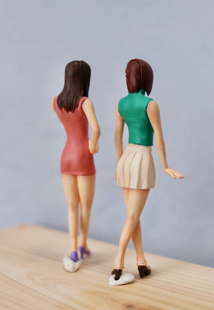  Hasegawa 1/24 plastic model fashion model girls figure has painted final product 2 body set 