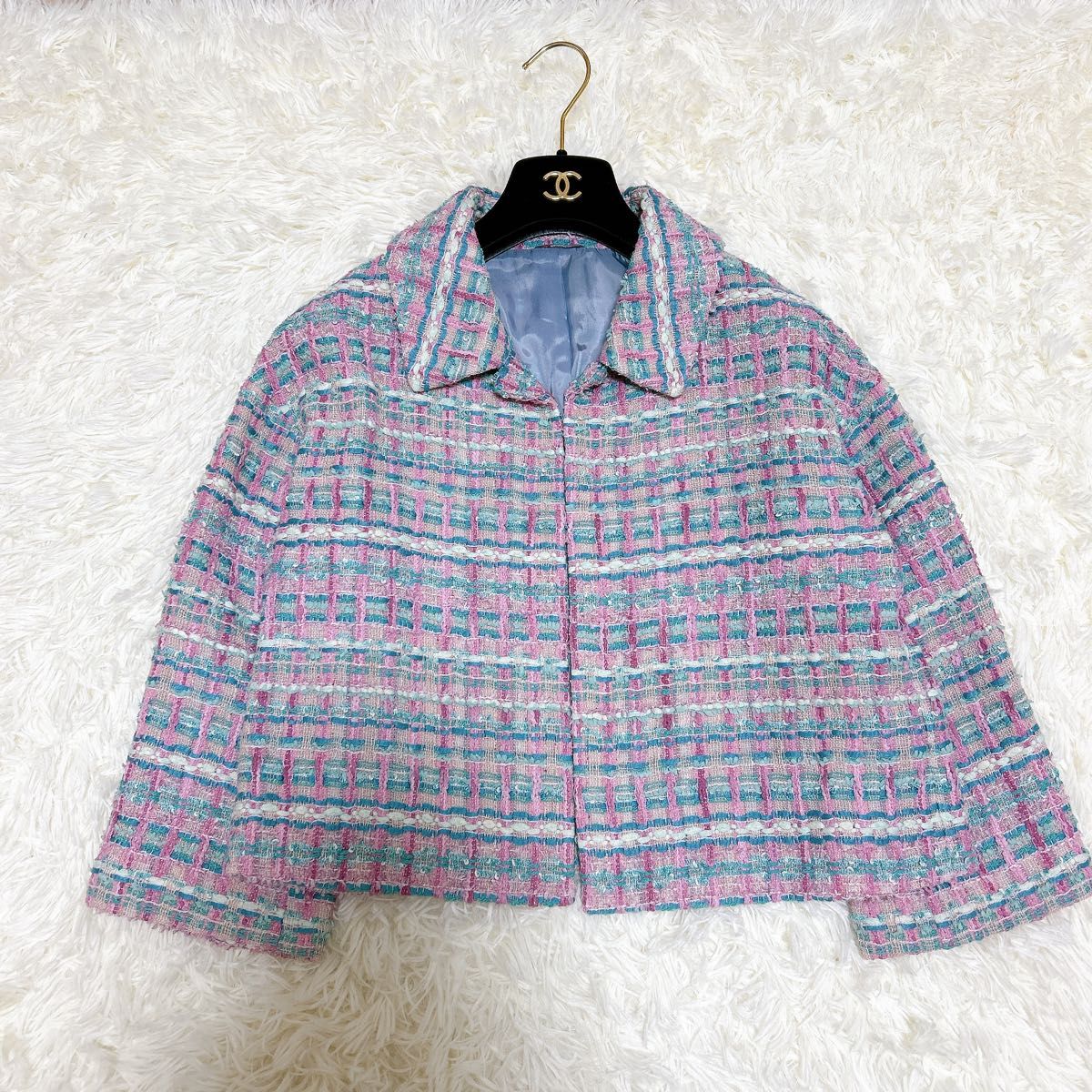 美品】ANAYI アナイ ツイードジャケット マリアケント社 Mサイズ 美品】ANAYI アナイ ツイードジャケット マリアケント社 Mサイズ