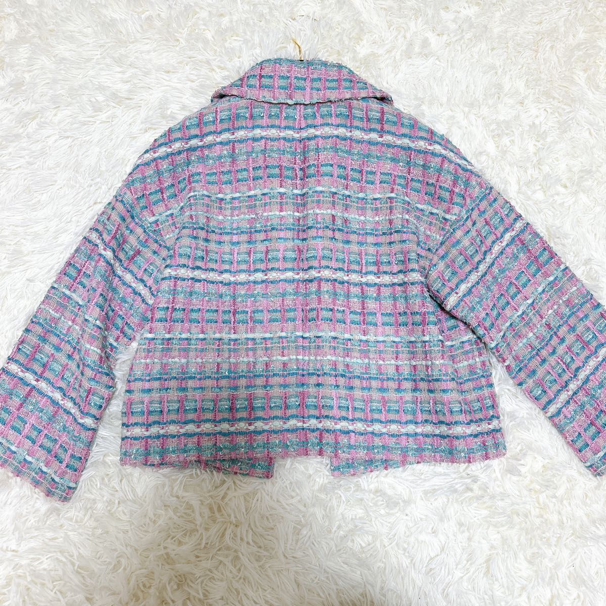 美品】ANAYI アナイ ツイードジャケット マリアケント社 Mサイズ 美品】ANAYI アナイ ツイードジャケット マリアケント社 Mサイズ