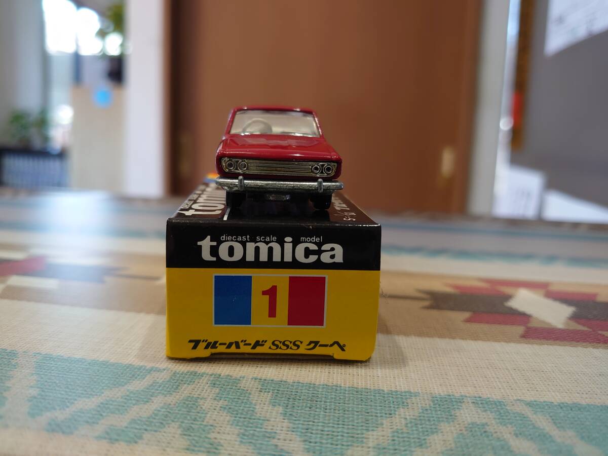 トミカ　日本製　黒箱　ブルーバードSSSクーペ　№1_画像5
