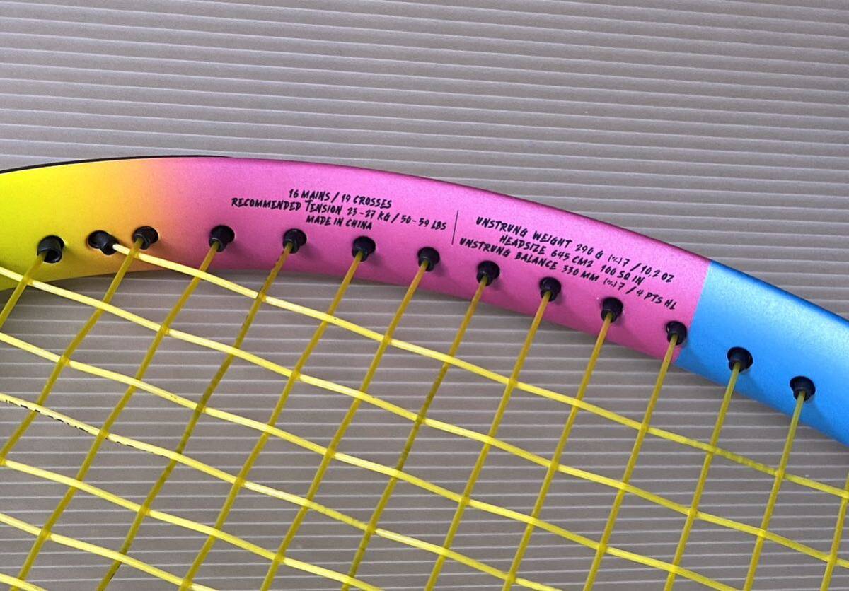 未使用張り済みバボラ ピュアアエロラファ グリップ2 /BABOLAT pure aero Rafa /海外正規品 