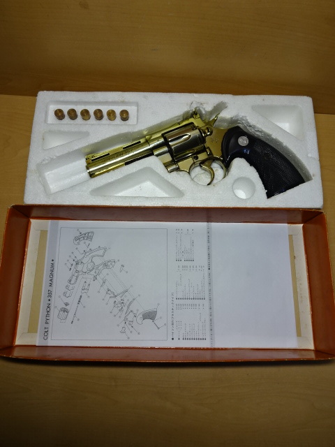  товары долгосрочного хранения модель оружия COLT PYTHON 357 MAGNUM 6 с коробкой 