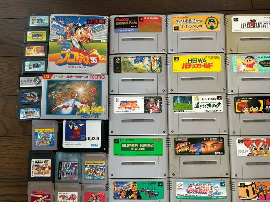 【1円スタート】 スーパーファミコン ゲームボーイ カラー アドバンス バーチャルボーイ Nintendo ニンテンドー ソフト まとめ_画像2