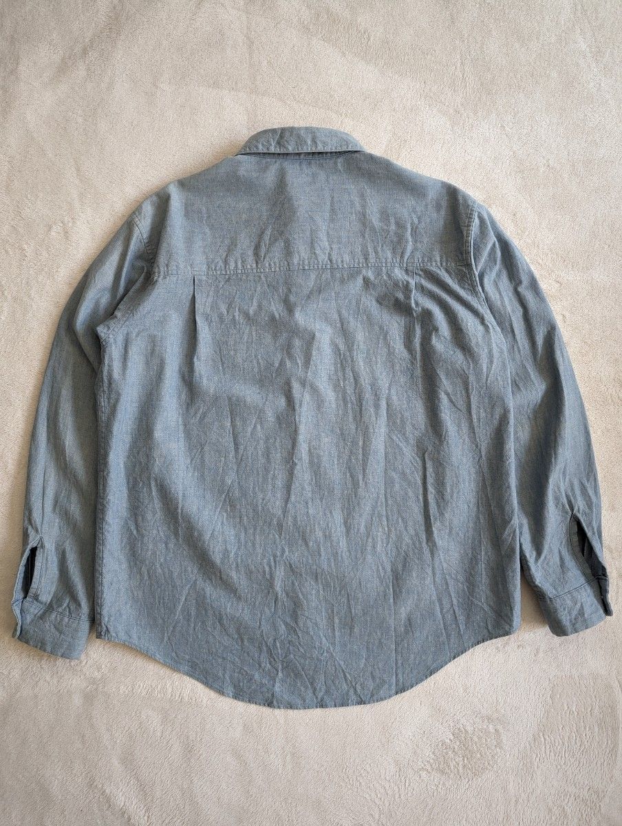 RADIALL ラディアル　FIESTA - REGULAR COLLARED SHIRT L/S シャンブレーシャツ　Sサイズ