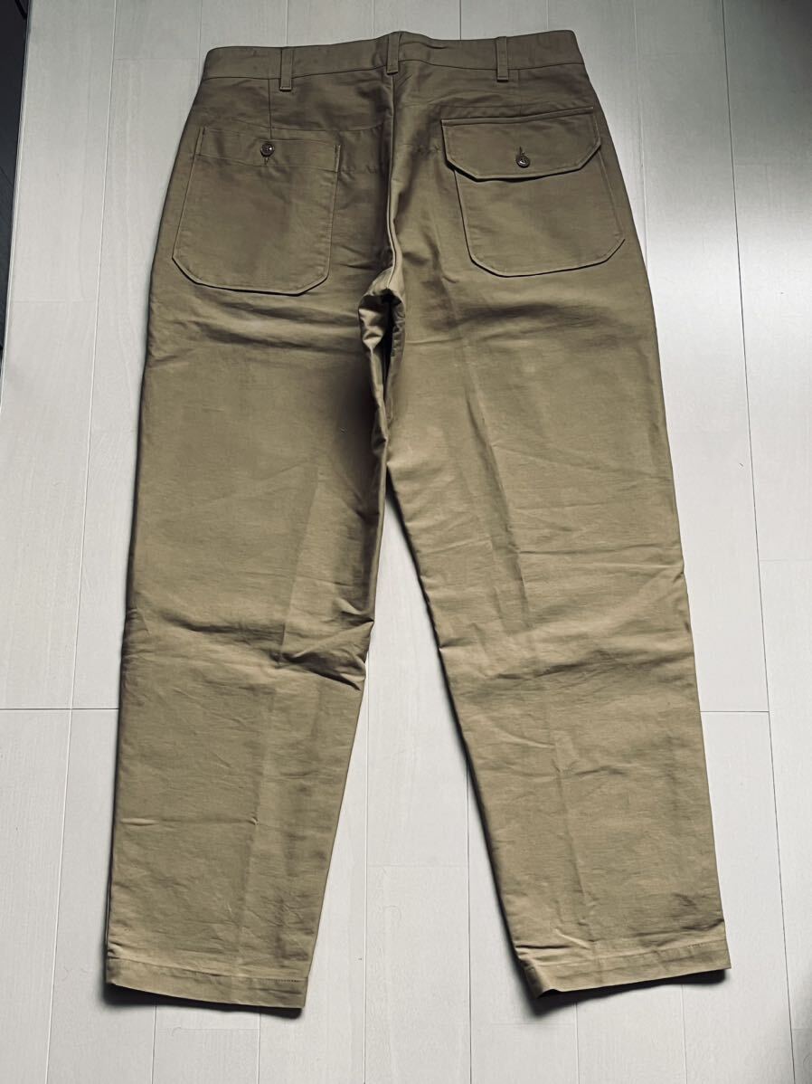 engineered garments 2021FW Carlyle Pant Cotton Double Cloth Khaki サイズM_画像2