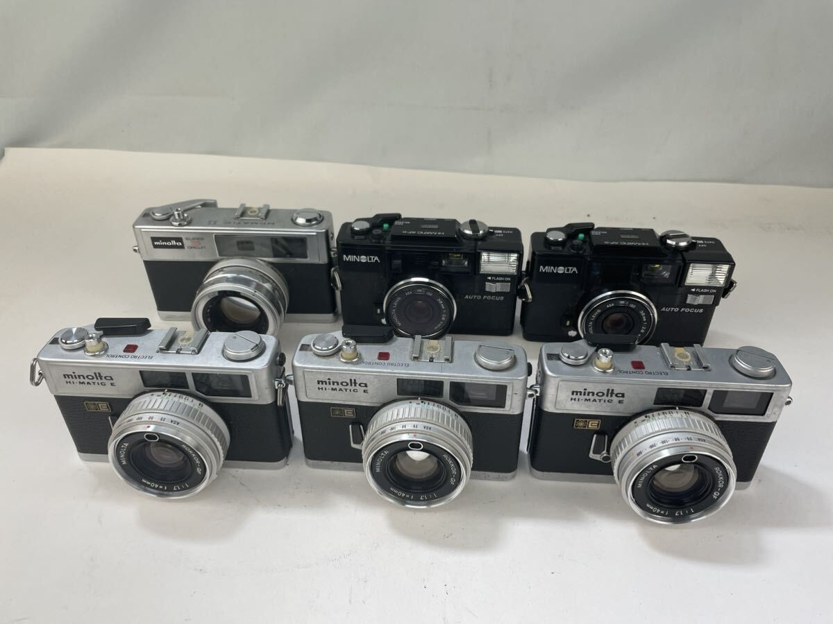 MINOLTA HI-MATIC コンパクトフィルムカメラ 6台 まとめ売り ジャンク M_画像4