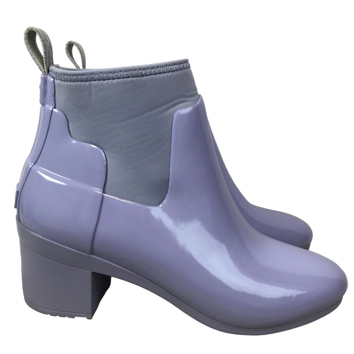 k22 HUNTER Hunter влагостойкая обувь резиновые сапоги Raver обувь лаванда UK6 light purple EU39 с ящиком хорошая вещь женский стандартный товар сезон дождей 