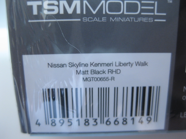MINI GT 1/64 Nissan スカイライン ケンメリ リバティーウォーク マットブラック_画像7