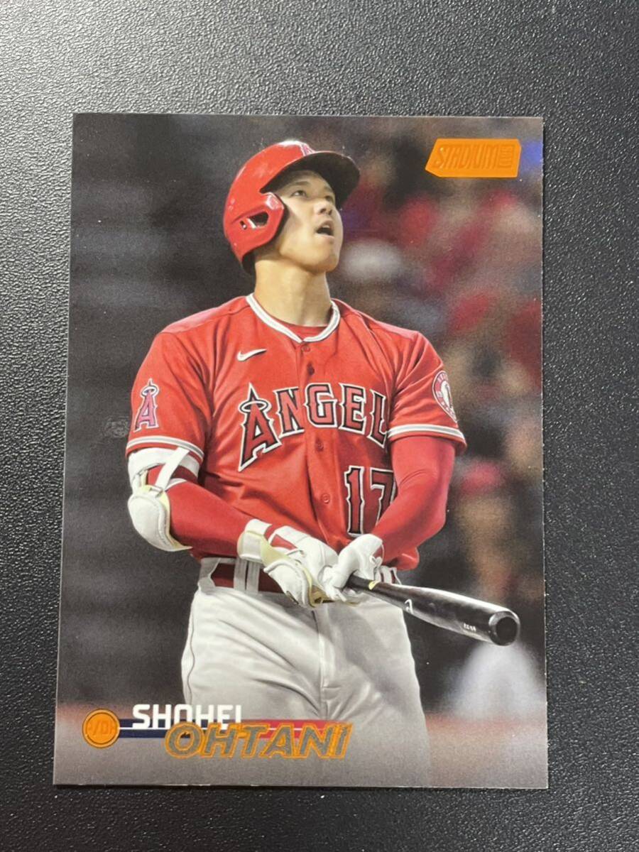 199枚限定 大谷翔平 2023 Topps Stadium ORANGE FOIL Shohei Ohtani ドジャース WBC日本代表 MLBカードの画像1