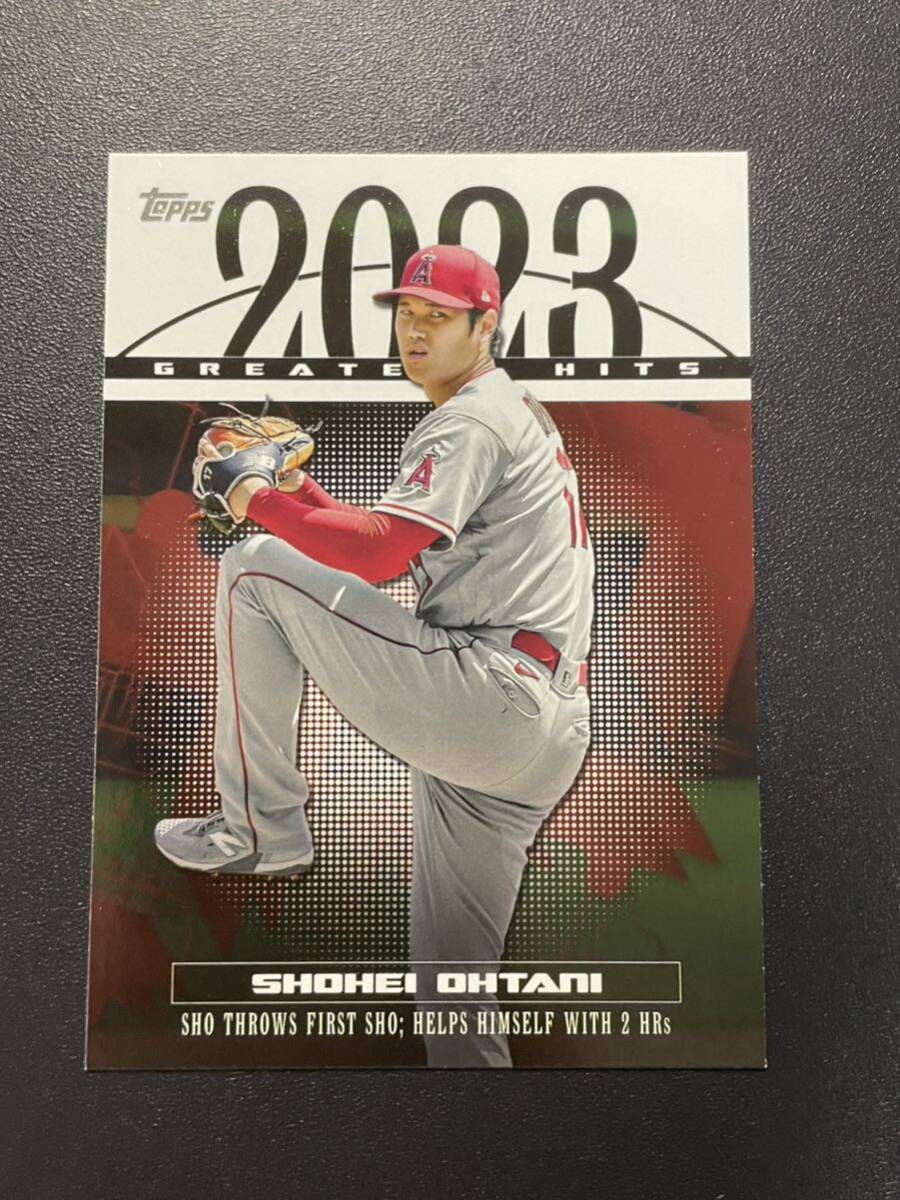 大谷翔平 2024 Topps 2023 Greatest Hits インサート Shohei Ohtani MLBカード Pitchの画像1