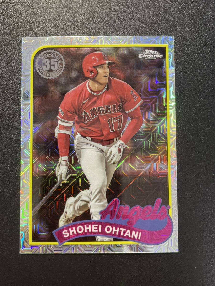 大谷翔平 2024 Topps 35周年 MOJO REFRACTOR リフラクター Silver Pack Shohei Ohtani MLBカードの画像1