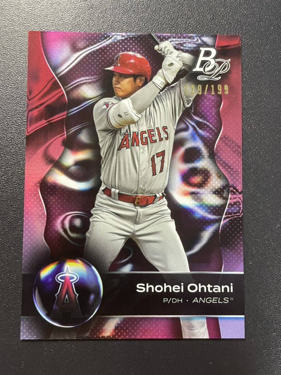 199枚限定 大谷翔平 2023 Bowman Platinum RED FOIL SHOHEI OHTANI ドジャース MLBカードの画像1