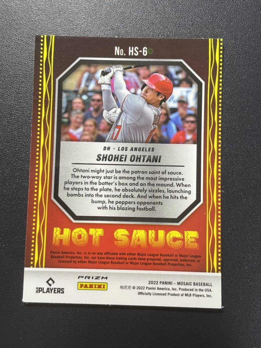 大谷翔平 2022 Mosaic SILVER Hot Sauce インサート Shohei Ohtani MLBカード WBC 日本代表_画像2