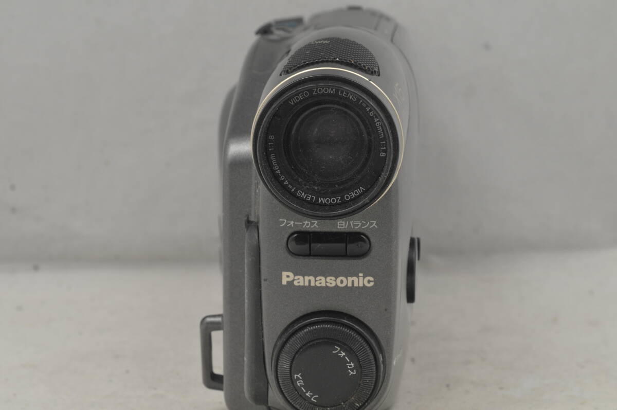 Panasonic NV-S10 Video Movie Camera Panasonic VHS C x15 zoom video Movie camera * present condition goods * rare * dubbing .! *