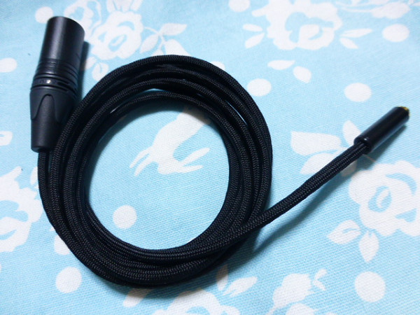 2.5mm4 ultimate ( female ) - XLR connector 4 pin conversion cable ( custom correspondence possibility ) MOGAMI 2944 Canon 
