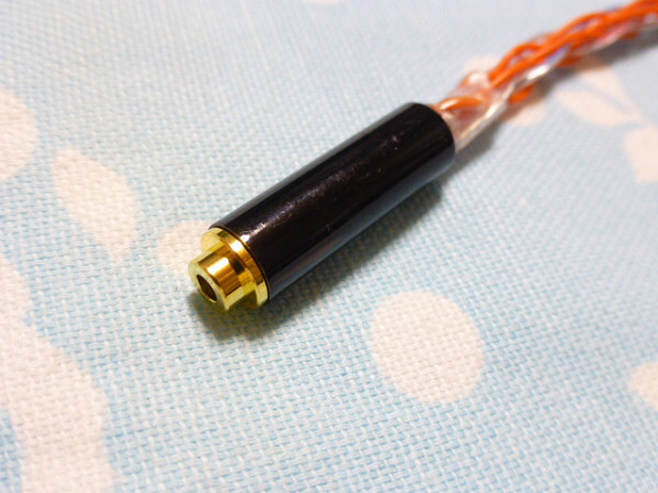 2.5mm4極 (メス) → 4.4mm5極 L字 変換ケーブル オーグライン + 2.5mm4極 (メス) → 4.4mm5極 L字 変換ケーブル オーグライン +