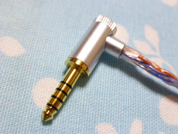 4 4mm5極 (メス) → 4 4mm5極 オス L字 (高品質) 変換ケーブル 4 4mm5極 (メス) → 4 4mm5極 オス L字 (高品質) 変換ケーブル