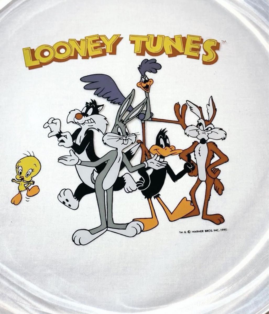 【ルーニーテューンズ】グラスとプレートセット　プレート4枚　グラス2客　合計6点　looney tunes ワーナーブラザーズ