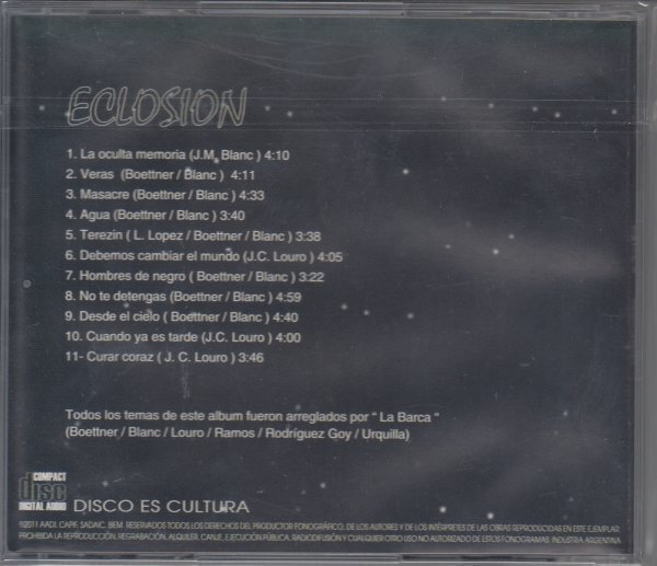 【PABLO EL ENTRERRADOR】LA BARCA / ECLOSION（輸入盤CD）_画像2