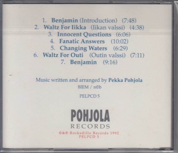 PEKKA POHJOLA / CHANGING WATERS（輸入盤CD）_画像2