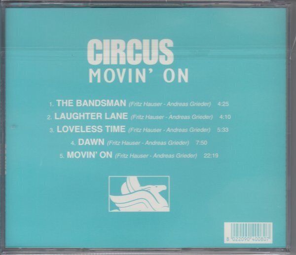 【スイス】CIRCUS / MOVIN' ON（輸入盤CD）_画像2