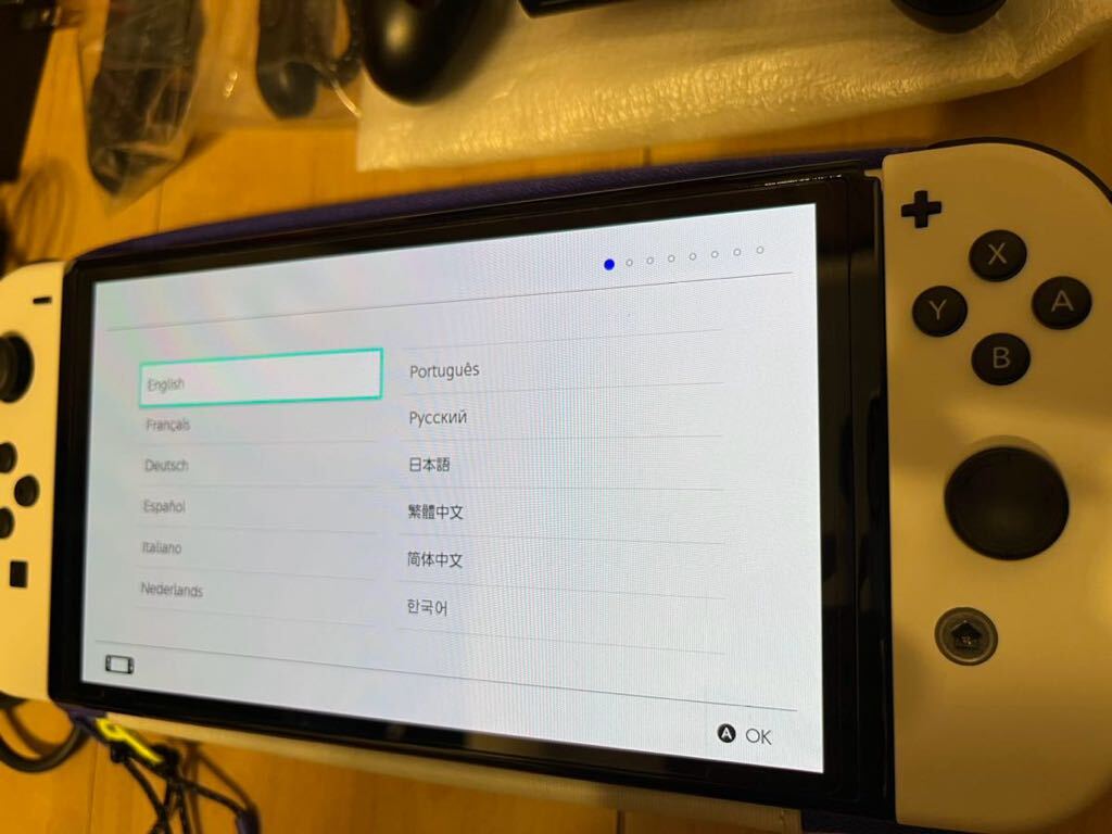 Nintendo Switch 有機ELモデル ホワイト 使用少ない 美品の画像5