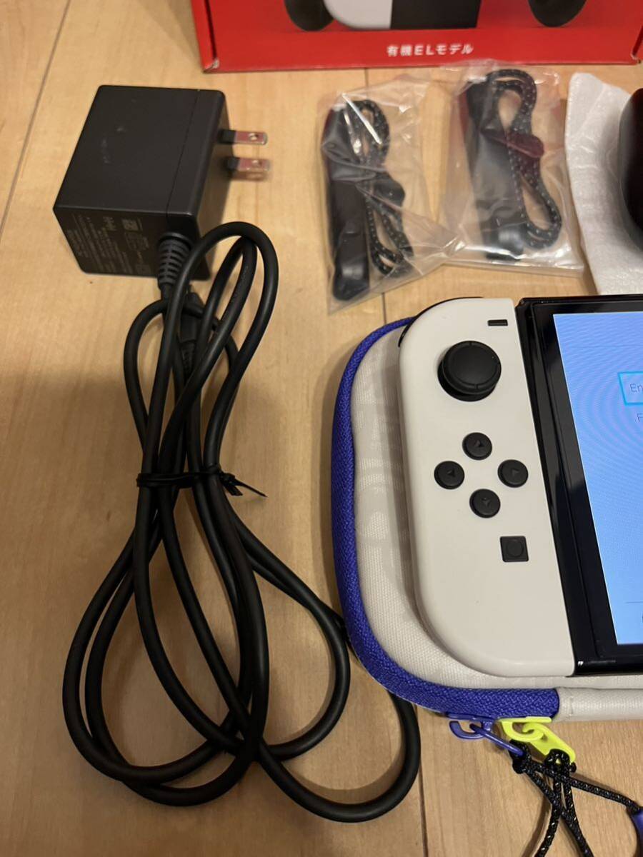 Nintendo Switch 有機ELモデル ホワイト 使用少ない 美品の画像2