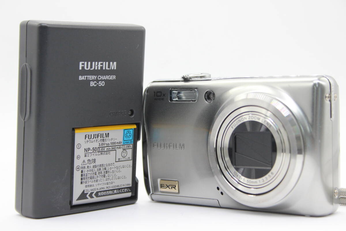 【美品 返品保証】 フジフィルム Fujifilm Finepix F70EXR 10x バッテリー チャージャー付き コンパクトデジタルカメラ v612_画像1