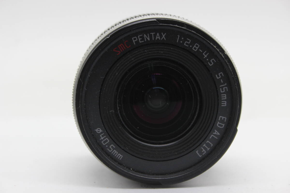 【返品保証】 ペンタックス Pentax Q-S1 ホワイト smc 5-15mm F2.8-4.5 バッテリー チャージャー付き ミラーレス一眼 v663の画像8