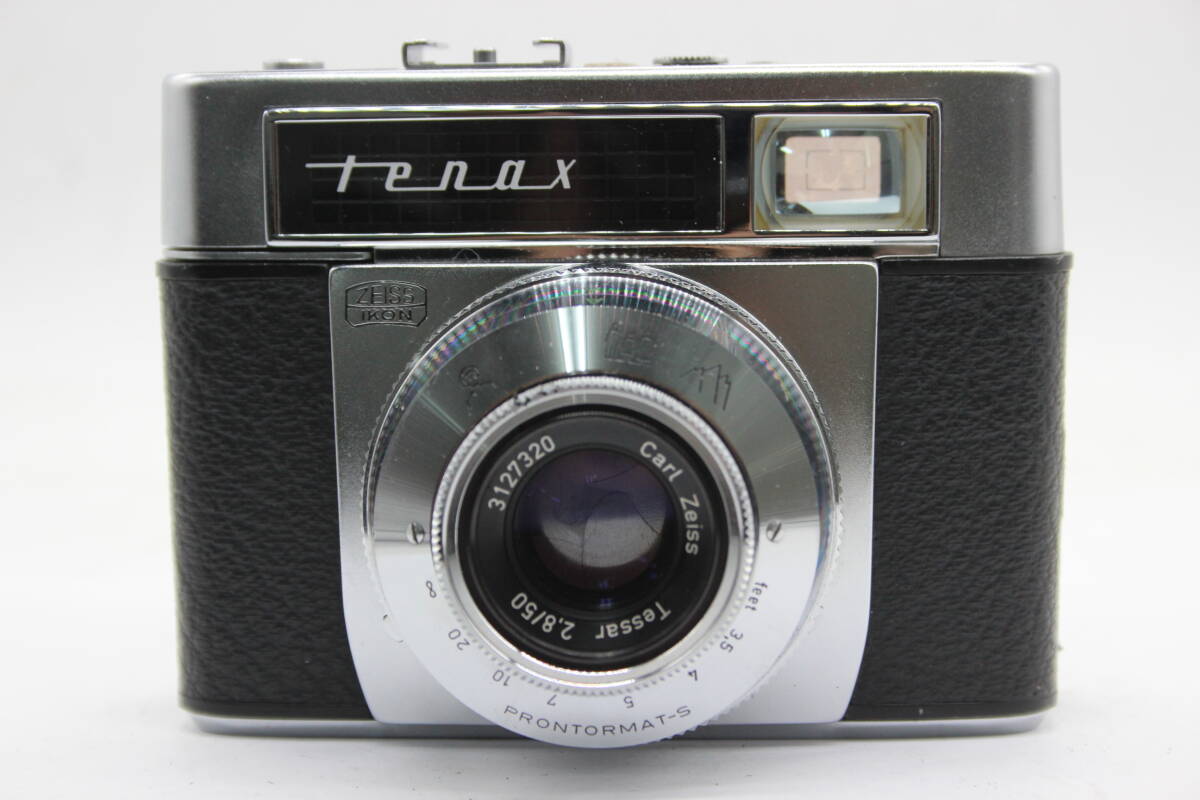 【返品保証】 ツァイスイコン Zeiss Ikon Tenax Carl Zeiss Tessar 50mm F2.8 カメラ v769_画像2