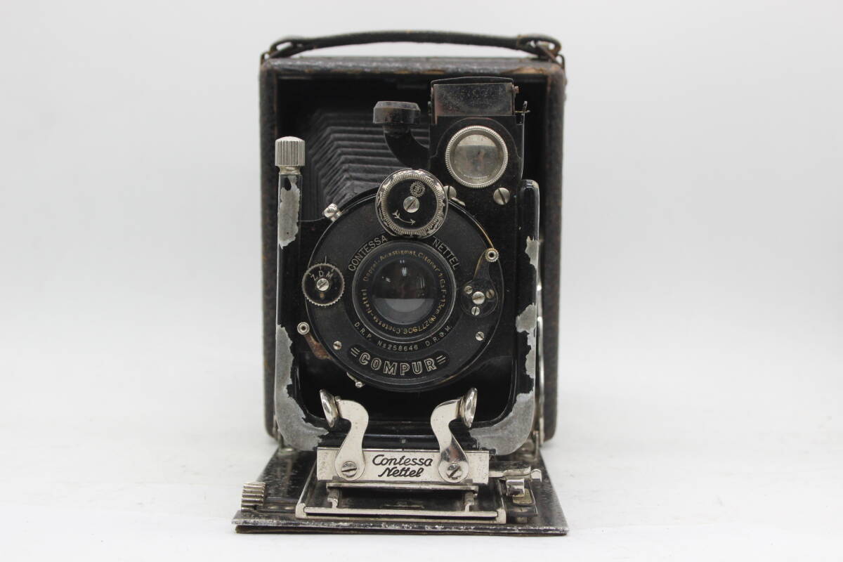 【訳あり品】 ツァイスイコン Zeiss Ikon Contessa Netter Doppel-Anastigmat Citonar 13cm F6.3 蛇腹カメラ v975_画像2