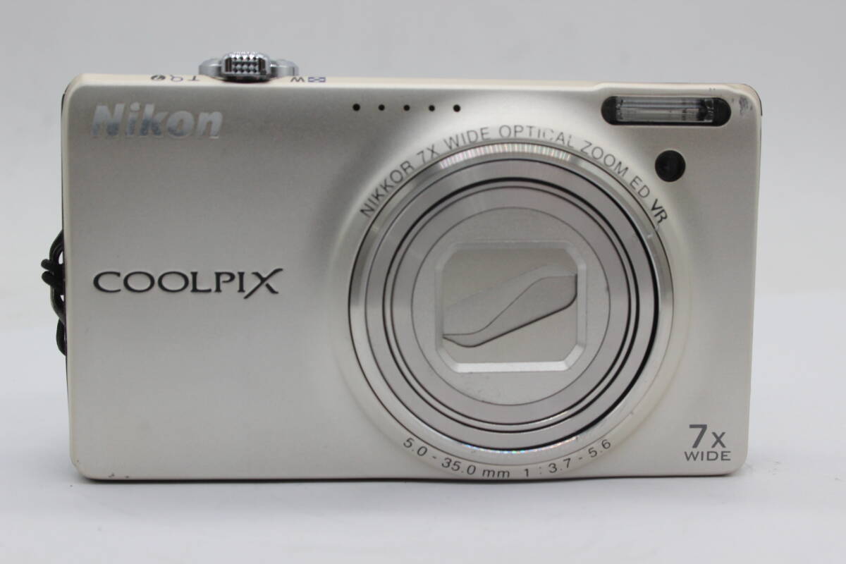 【返品保証】 ニコン Nikon Coolpix S6000 7x バッテリー付き コンパクトデジタルカメラ v1118_画像2