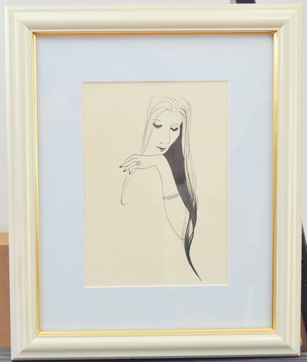 お試し価格 岩田専太郎 真作 ペンデッサン 髪 鉛筆画 木炭画 Labelians Fr お試し価格 岩田専太郎 真作 ペンデッサン 髪 鉛筆画 木炭画 Labelians Fr
