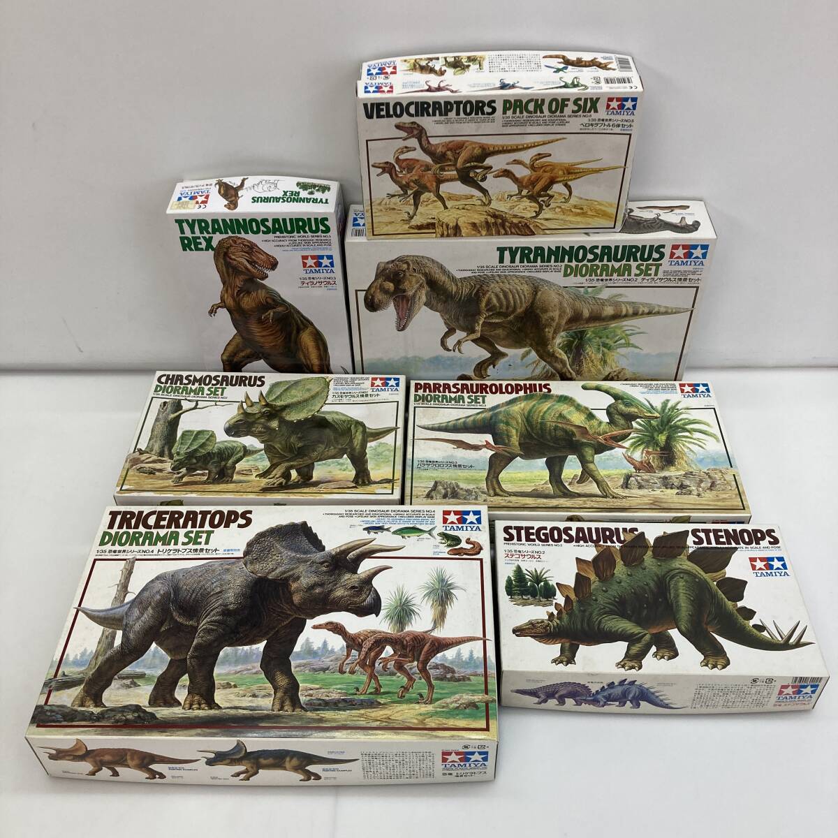 No.5429 *1 jpy ~ [ plastic model set ]tilanosauru -stroke likelatopsarosaurus Cosmo Zero Bick X Uchu Senkan Yamato other secondhand goods 