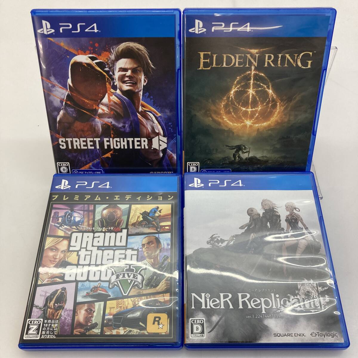 No.5610 ★1円～ 【PS4 ソフト 10本セット】 バイオハザード ELDEN RING ニーアレプリカント STREET FIGHTER ラストオブアス 他 中古品の画像3