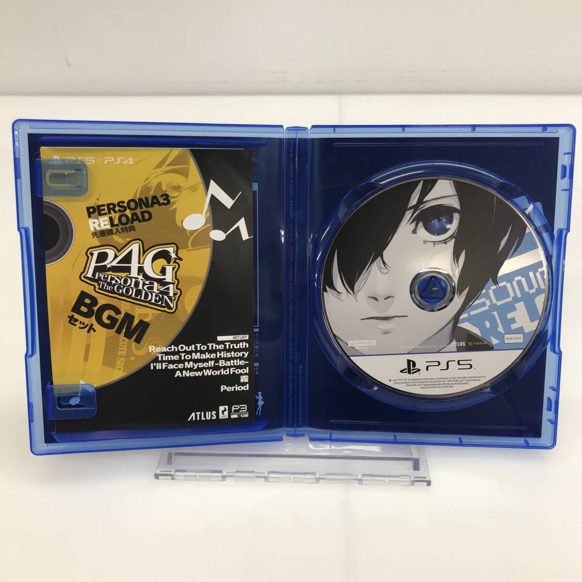 No.5756 ★1円～ 【PS5 ソフト 3本セット】 ペルソナ3 リロード, FINAL FANTASY REBIRTH, RISE OF THE RONIN 中古品_画像4