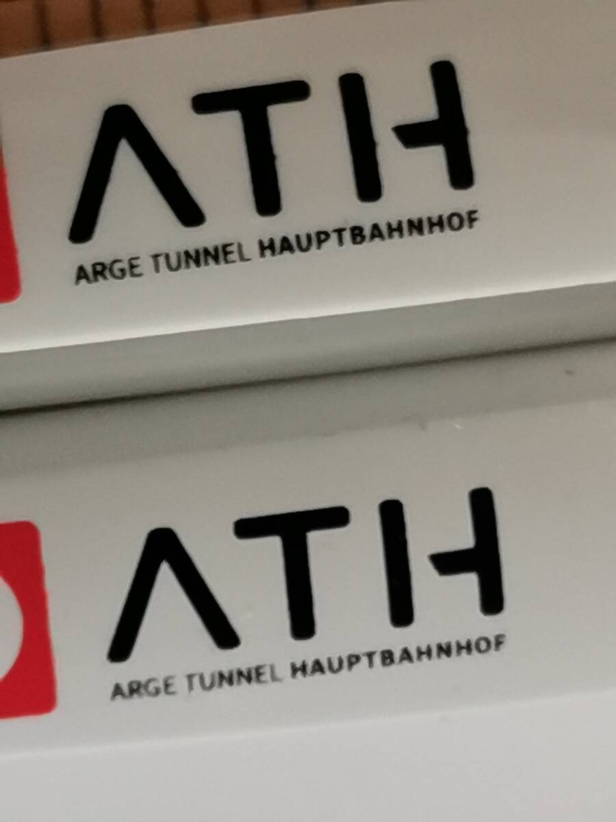 〇ARGE Tunnel Hauptbahnhof　アグリートンネル中央駅　ドイツ　ミュンヘン　ボールペン　2本　青_画像2