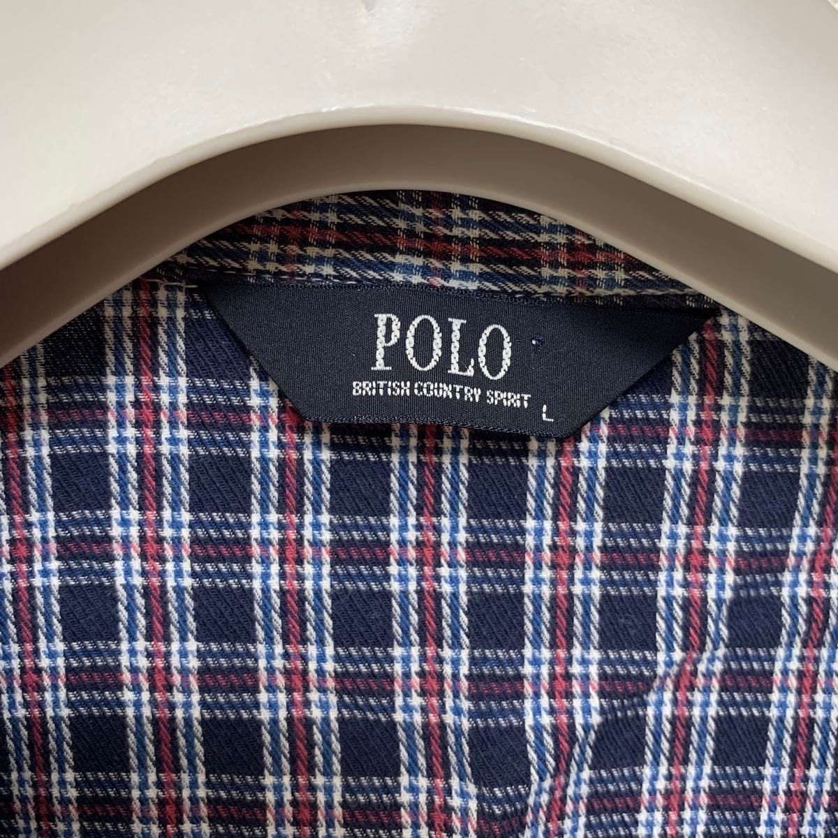POLO BCS ポロブリティッシュカントリースピリット Lサイズ メンズ 紳士服 ルームウェア パジャマ 部屋着  コットン 綿