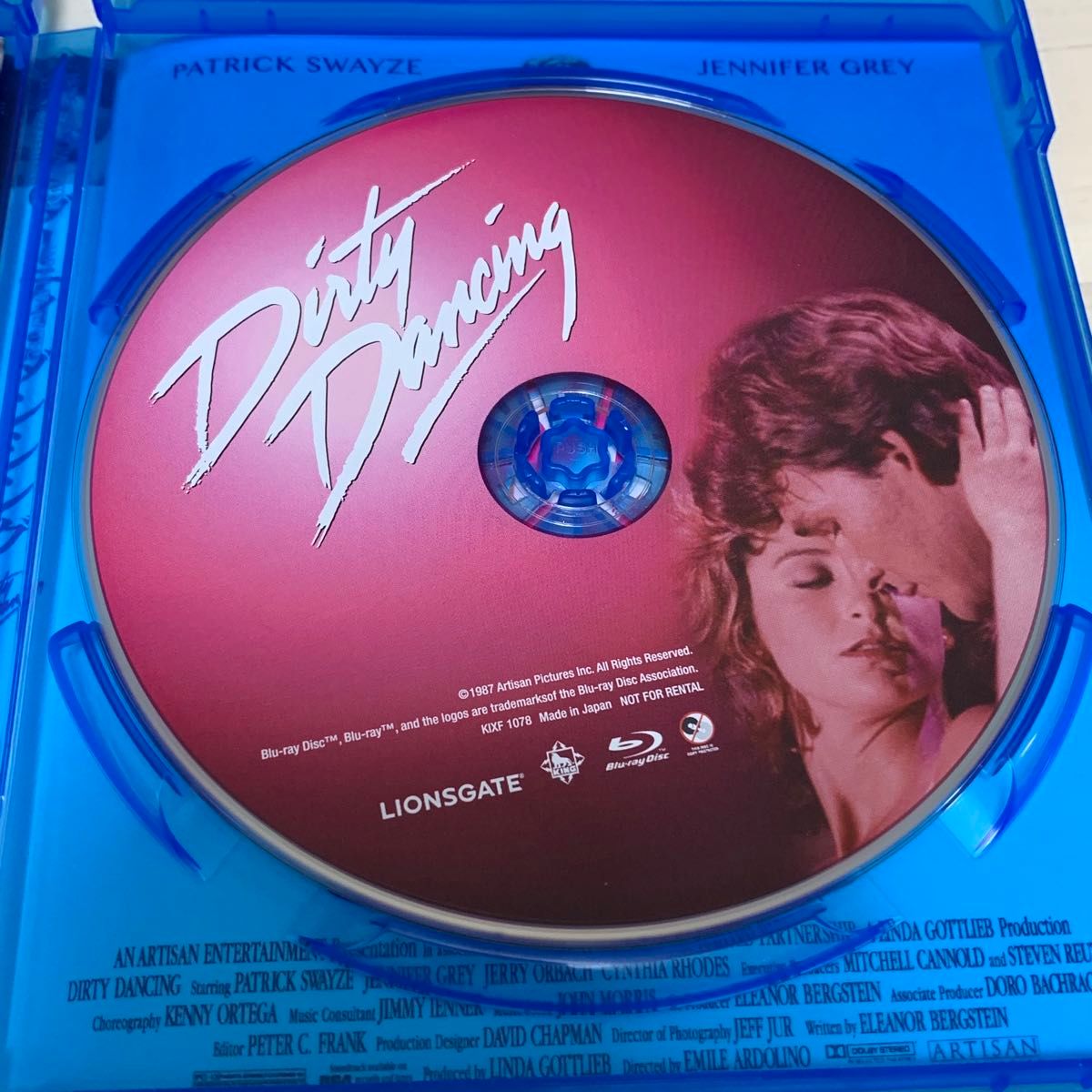 新品 ダーティ・ダンシング ブルーレイディスク キング洋画 リバーシブルジャケット Blu-ray DVD
