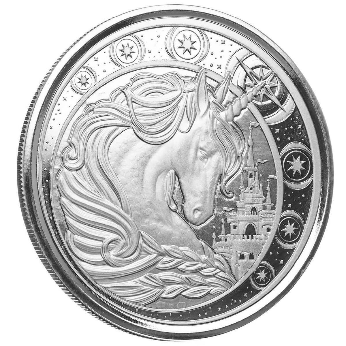 [保証書・カプセル付き] 2023年 (新品) ガーナ「ユニコーン」純銀 1オンス 銀貨の画像3