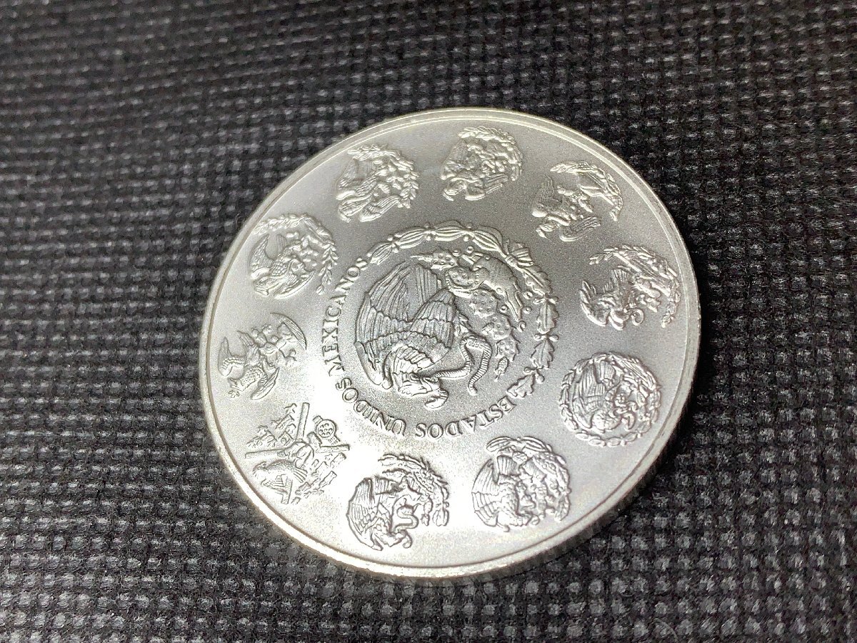 31.1グラム 2021年 (新品) メキシコ 「リベルタッド」純銀 1オンス 銀貨の画像6