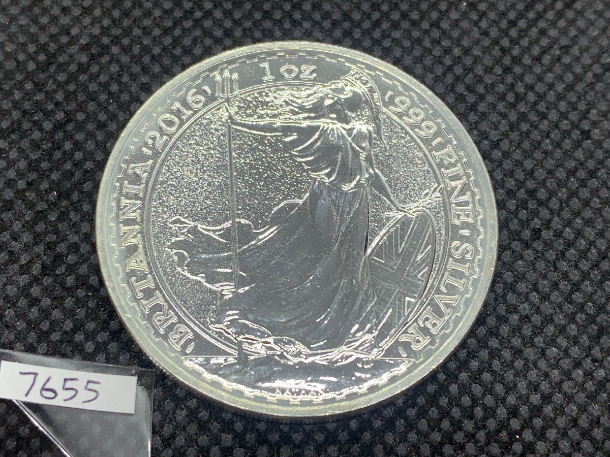 31.1グラム 2016年 (新品) イギリス「ブリタニア」純銀 1オンス 銀貨の画像1