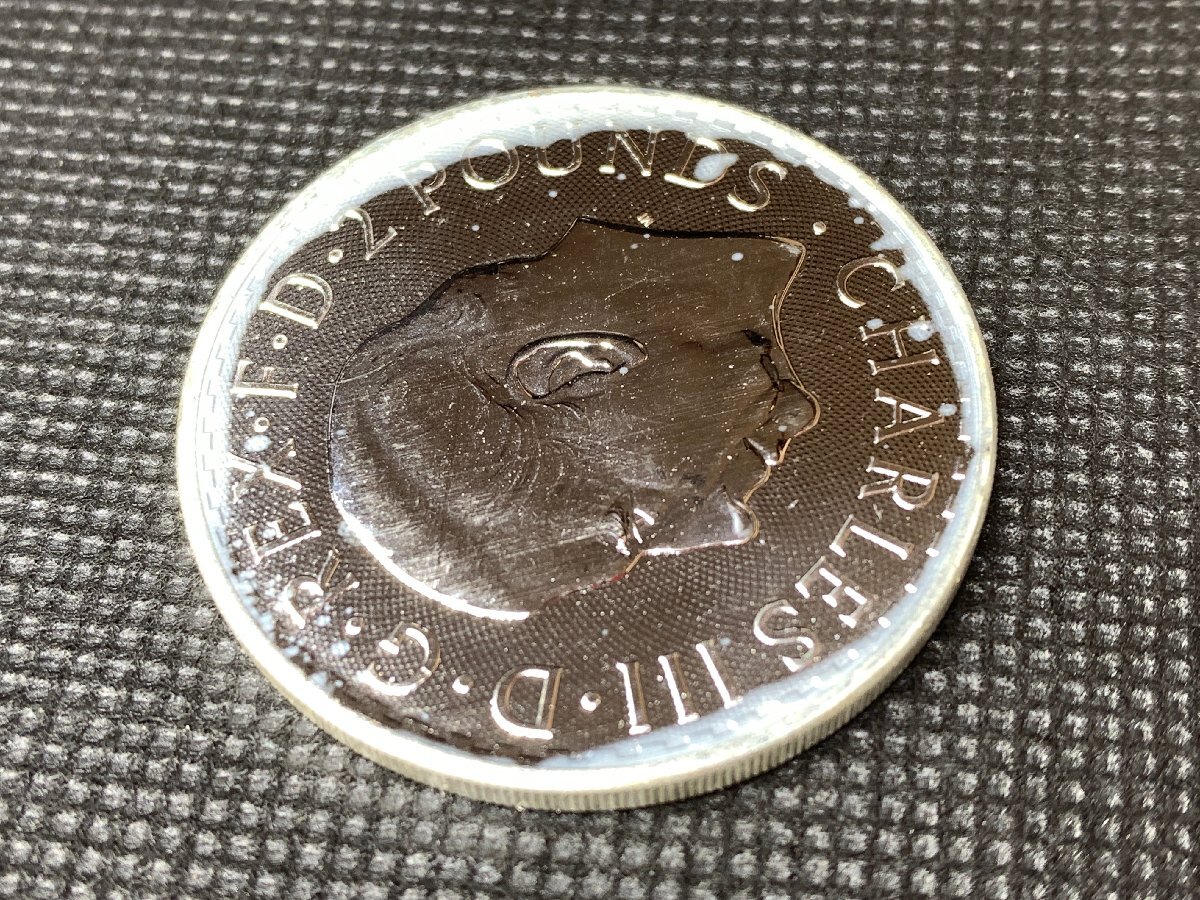 31.1グラム 2023年 (新品) イギリス「ブリタニア」純銀 1オンス 銀貨 (チャールズ3世)の画像6