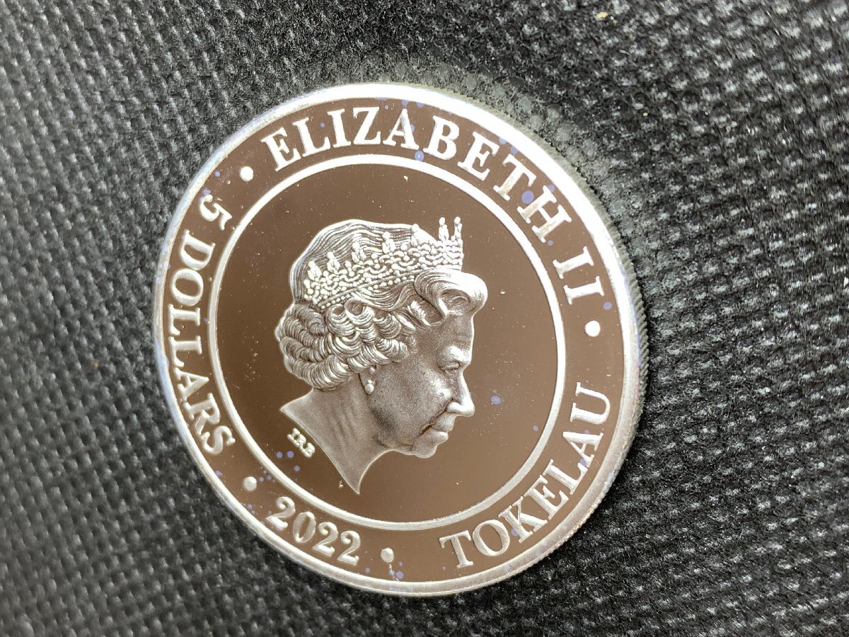 31.1 грамм 2022 год ( новый товар )tokelau[ женщина бог eu low pe-] оригинальный серебряный 1 унция серебряная монета 