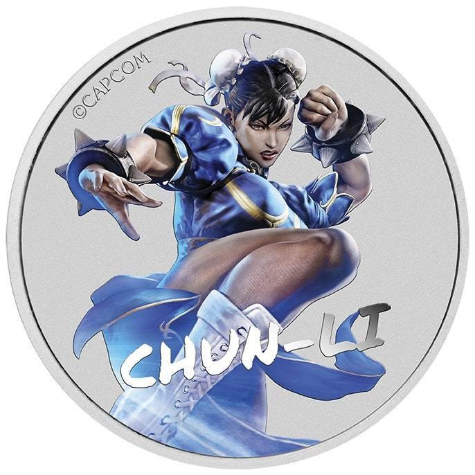 [ written guarantee * capsule with a self-starter ] 2022 year ( new goods )tsu bar [ Street Fighter * tune Lee ] original silver 1 on scalar silver coin 