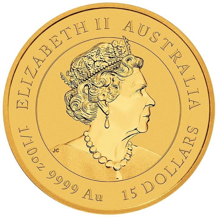 [ written guarantee * capsule with a self-starter ] 2022 year ( new goods ) Australia [. main 10 two main *. year . year ] original gold 1/10 ounce gold coin 