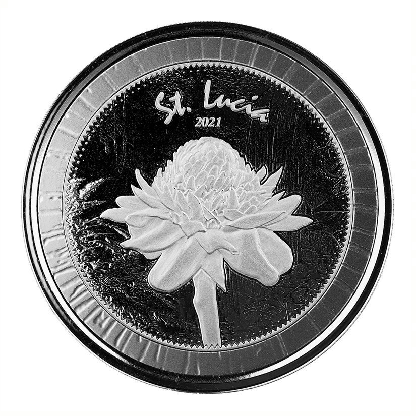 [ written guarantee * capsule with a self-starter ] 2021 ( new goods ) cent rusia[ plant .] original silver 1 ounce silver coin 