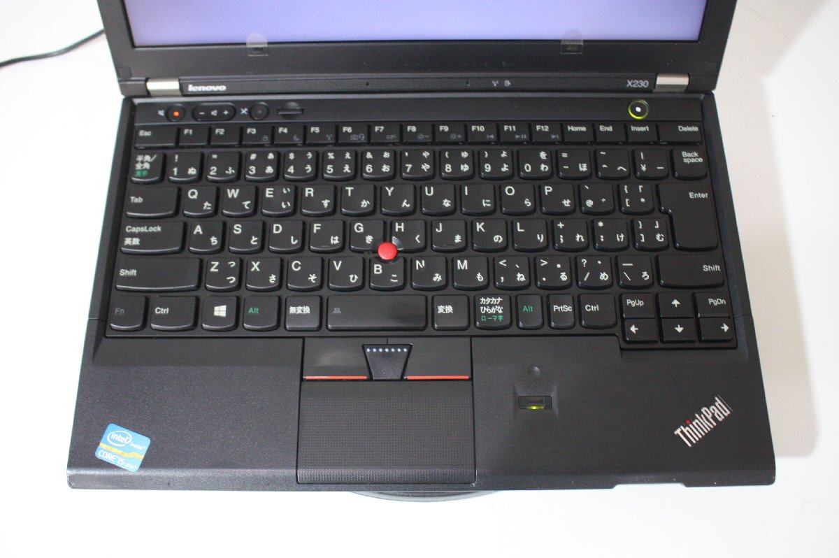 F5377【ジャンク】Lenovo ThinkPad X230 HDDなし　パスワードあり パーツ再利用に_画像2