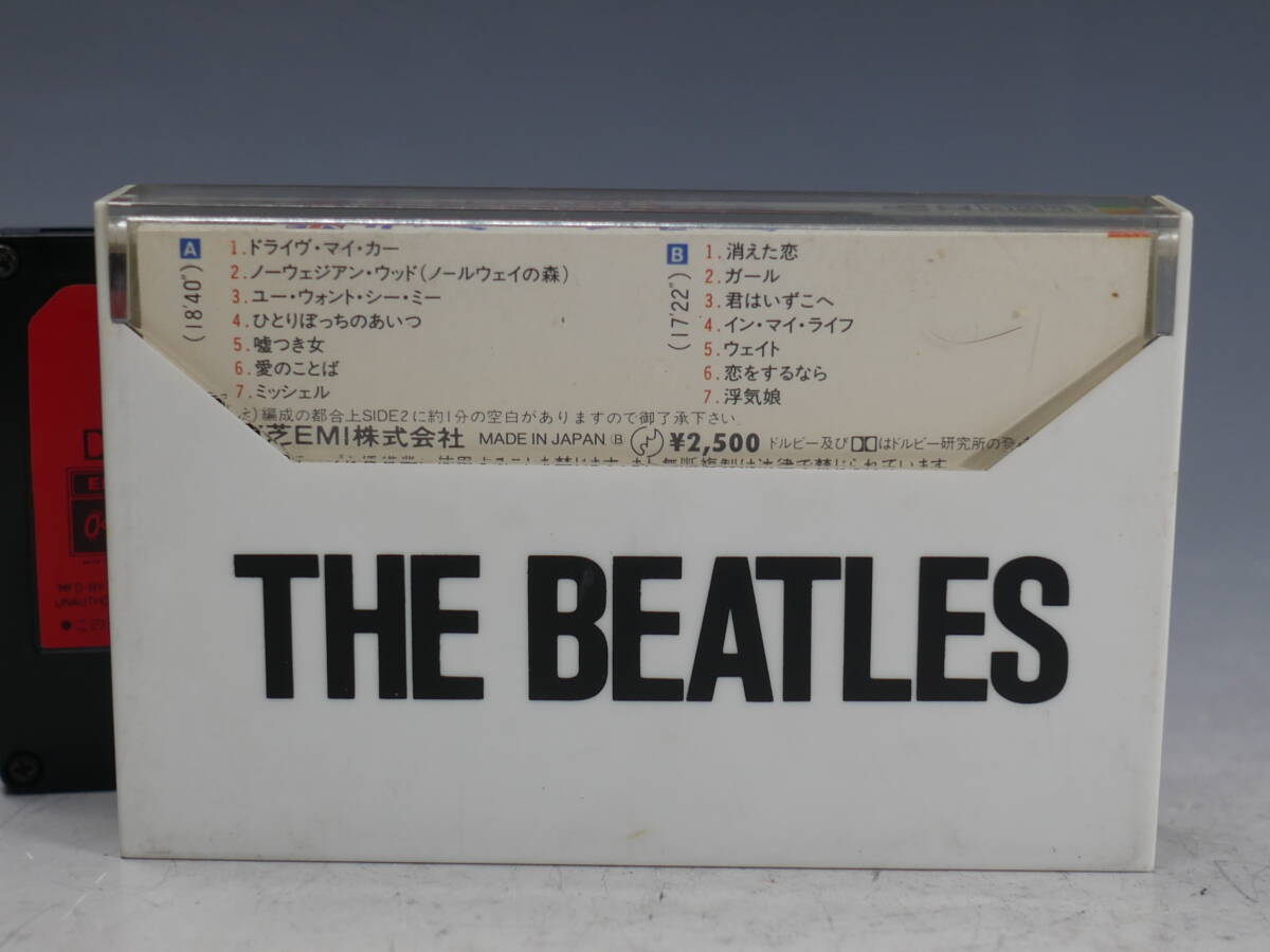 ◆THE BEATLES【RUBBER SOUL】カセットテープ EAS-80555 ザ・ビートルズ ラバー・ソウルの画像4